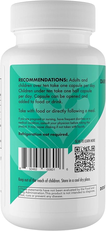 PERFECT PASS Probiotic Natural Bacillus Spore Human Strains with 100% Survival Rate Through Stomach Acid and Bile for Gut and Digestive Wellness Vegetarian 30 Capsules