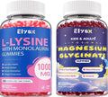 Lysine Monolaurin &amp Liposomal Magnesium Glycinate Gummies Lip &amp Oral Health Immune Muscle &amp Relax