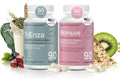 Houston Enzymes Gut Health Bundle - TriEnza Digestive Enzymes for Women &amp Men 90ct &amp Biomuve Combination of Enzyme Probiotics Prebiotics &amp Botanicals 120ct for Digestion &amp Regulari