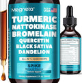 Nattokinase Supplement 20000 FU/g [High-Activity]  Bromelain 500mg &amp Turmeric Curcumin 500mg | Triple-Action Enzyme Spike Detox with Quercetin &amp Black Seed – Cardiovascular &amp Circulatory