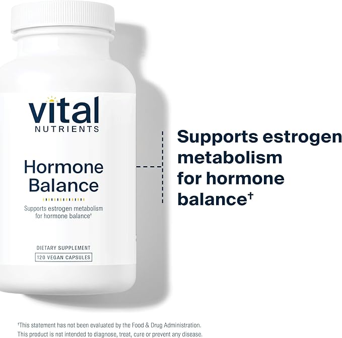 Vital Nutrients Hormone Balance - Vegan DIM Supplement with Flax Lignans to Promote Healthy Hormone Support* - Diindolylmethane for Women and Men - Dairy and Soy Free - Non-GMO - 120 Capsules