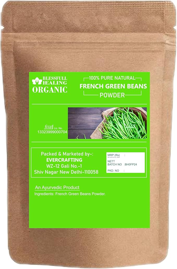 Organic French Green Beans Powder 100% Pure Natural 300 Gram / 10.58 oz