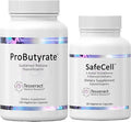 Tesseract ProButyrate Gut Health &amp SafeCell S-Acetyl Glutathione Neuro Support Bundle – 600mg + 300mg 120 + 60 Capsules Antioxidant &amp Gut Microbiome Balance