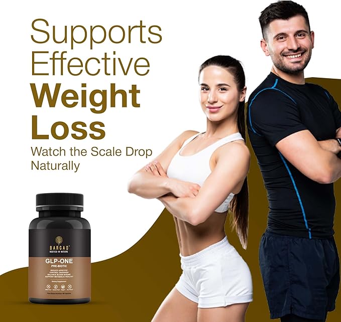 Bargad GLP-ONE Supplement Support GLP Active Natural Formula Support Natural GLP-one Levels and Promote Gut Health