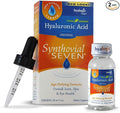 Hyalogic Synthovial Seven Liquid Hyaluronic Acid – Vegan Oral Joint &amp Skin Supplement High Molecular Weight Pure Hydration Support Supplements 1 oz (2 Pack)