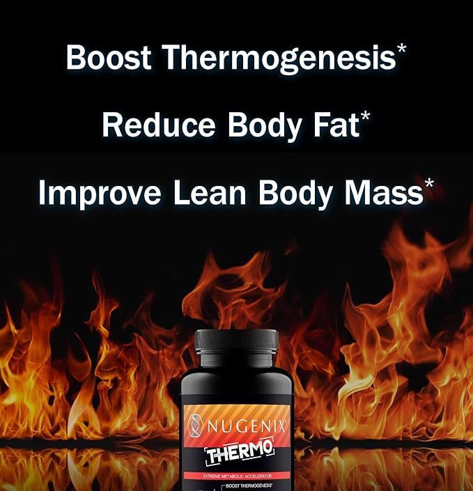 Nugenix Thermo - Thermogenic Fat Burner Supplement Pills for Men Extreme Metabolic Accelerator 120 Count