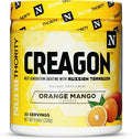 Nutrithority Creagon Next Generation Creatine Orange Mango 30 Servings - Improve Muscle Recovery Russian Tarragon Infused Creatine Post Workout Drink - Build Muscle Strength and Gains