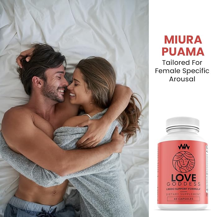 Womens Supplement That Boosts Libido | Enhance Intimacy Passion and Desire | Miura Puama for Female Specific Arousal | Love Goddess | Vitamin | Warped Wellness