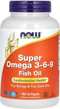 Now Foods Super Omega 3-6-9 Soft-gels 1200Mg 180-Count
