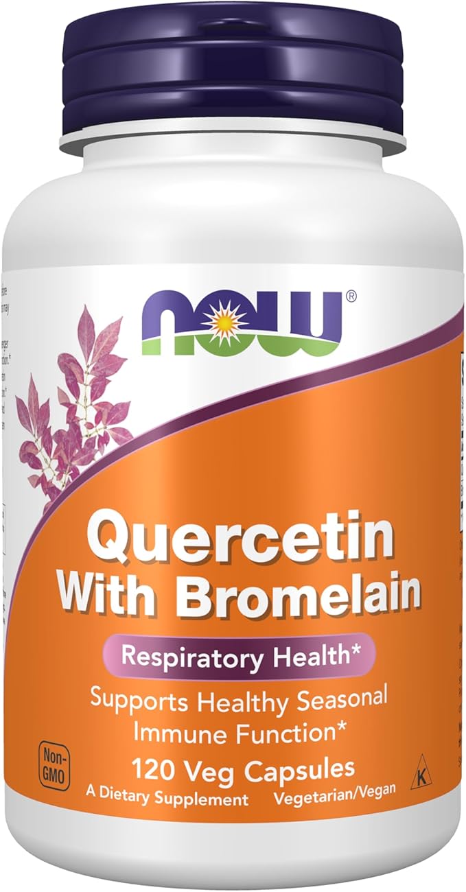 Now Foods Quercetin with Bromelain 120 CT