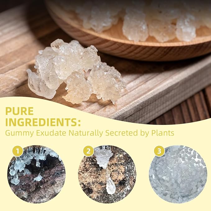 Wanhua Hall Snow Swallow 300g/10.6oz - Natural Wild Tragacanth Gum Plant-Based Dessert Ingredient Good With Peach Gum 雪燕