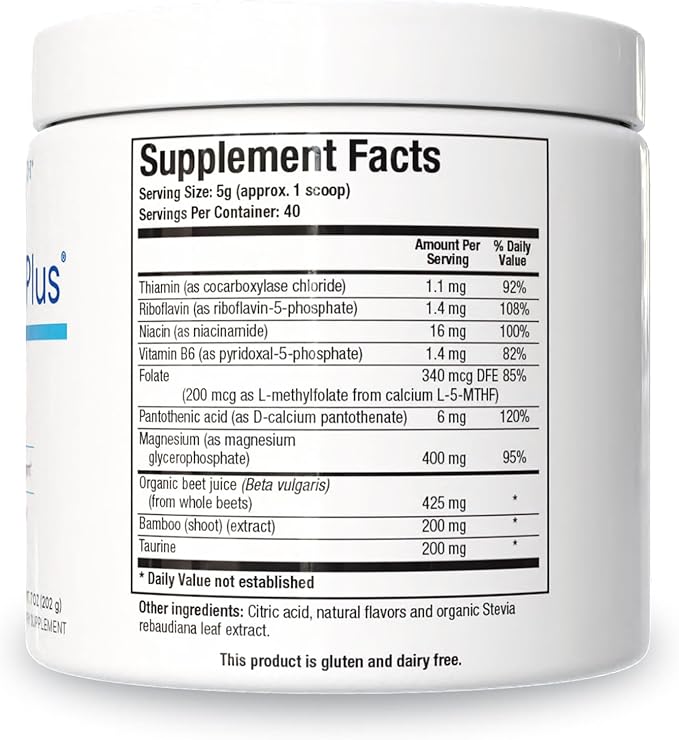 Biotics Research Acti-Mag Plus™ Highly Bioavailable Powdered 400mg Magnesium Formula 5g / Serving Optimizes Stress Response Promotes Relaxation Healthy Energy Levels Muscular Comfort 7 Oz