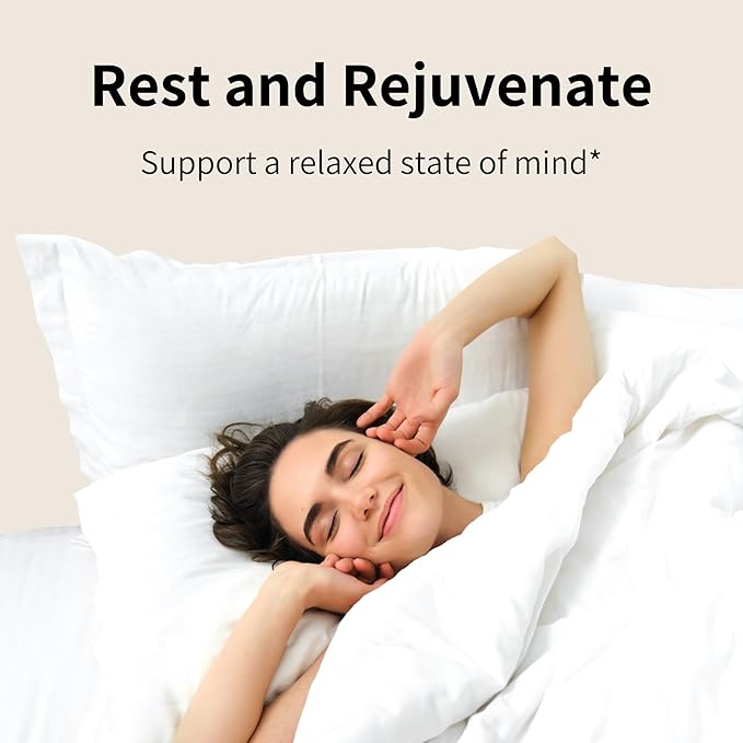 Nourished Natural Health Calm + Sleep – Relaxation &amp Melatonin-Free Sleep Supplement for Women Cortisol Support with Ashwagandha L-Theanine Magnesium &amp Valerian Root – Vegan &amp Non-GMO –