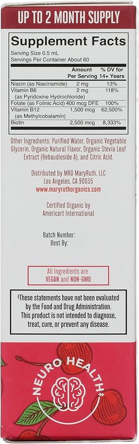 Mary Ruth's Organic Vitamin B Complex Drops 1 FZ