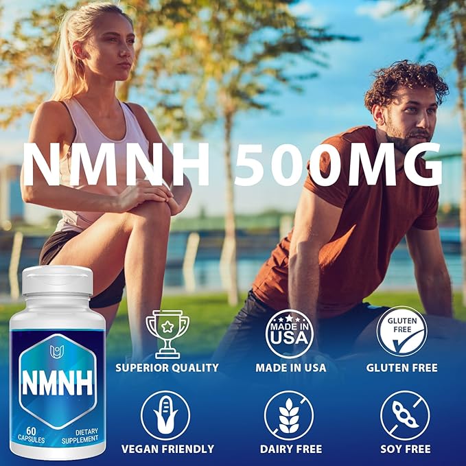 NMNH (Dihydronicotinamide Mononucleotide) NAD Supplement for NAD+ Levels as We Age (May Be More Effective Than Nicotinamide Riboside) NMNH Supplement - 540 Capsules (540 Servings)