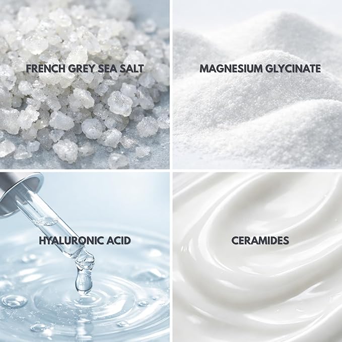 HackU Hydration Hack Electrolyte &amp Skin Hydration Packets – Sugar Free Bloat-Free Drink Mix with Magnesium Hyaluronic Acid &amp Ceramides for Daily Glow &amp Moisture Support