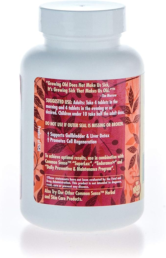 Common Sense Herbal Products Liver Build: Hepatic Support (120 Tablets)