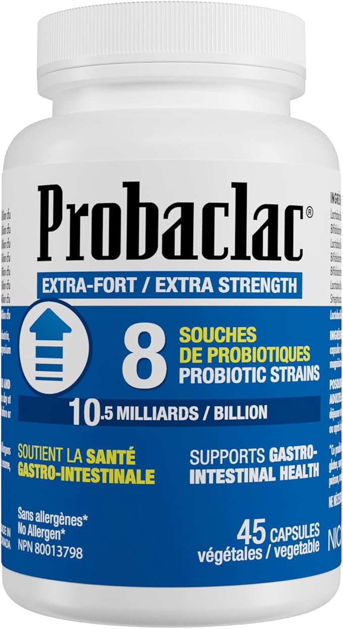 Probaclac Extra Strength FormulaMultistrain probiotic and lactic Ferment ComplexFormula Based on Natural strains thereby ensuring Complete intestinal Tract Coverage (45)