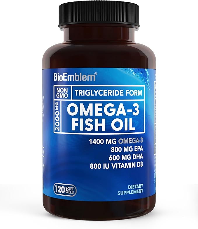 BioEmblem Omega-3 Fish Oil 2000mg and Joint Support
