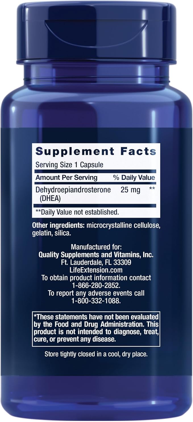 Life Extension French Maritime Pine Bark Extract with DHEA Hormone Balance - 60 Capsules Pycnogenol &amp 100 Capsules DHEA 25mg