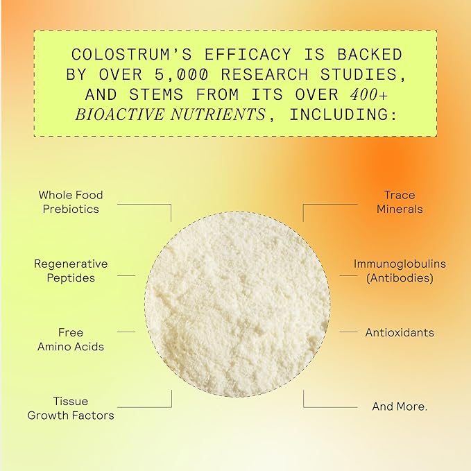 ARMRA Colostrum Powder | Vine Watermelon | Gut Health &amp Bloating | Skin &amp Hair | Immunity | Keto Gluten &amp Fat-Free | 60 Servings