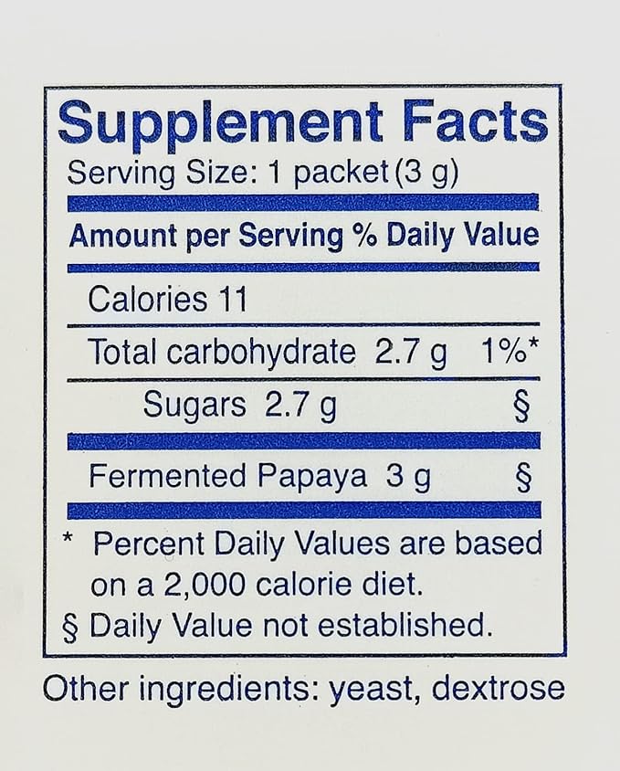 IMMUN'ÂGE - Anti Aging Supplement - NRF2 activator - Immune Support - Antioxidant - Cellular Energy Booster - Skin Aging Protection - 100% Japanese Fermented Papaya - Powder - 30 Packets x 3 Grams