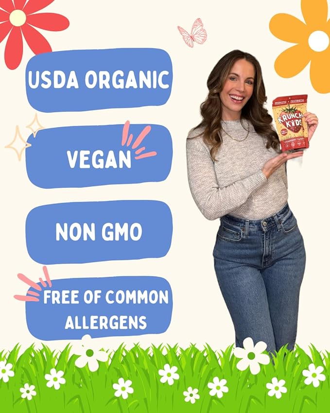 Gut Health Gummies for Kids – Prebiotic &amp Postbiotic Digestive Support Low Sugar Vegan Strawberry Allergen Free Strawberry Flavor 30 Day Supply