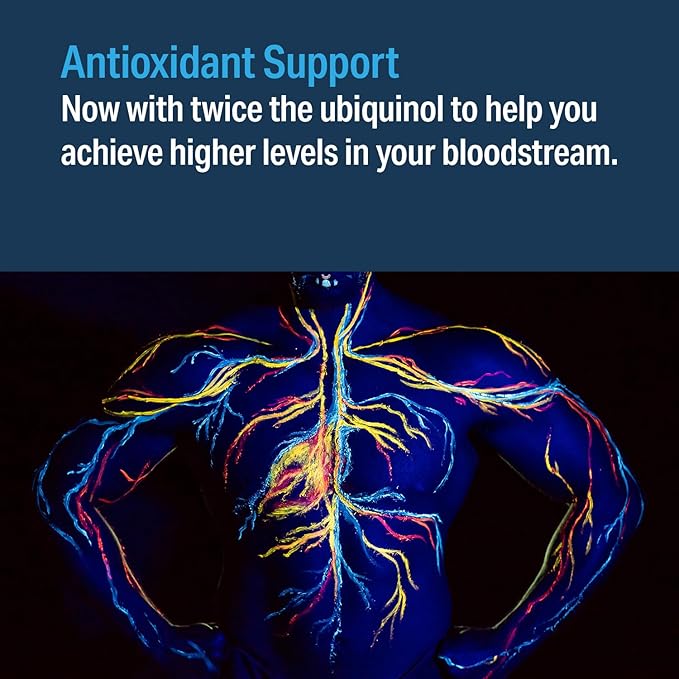 Advanced Bionutritionals Ubiquinol CoQ10 Increased Energy Production Natural Antioxidant Supplement Manufactured in The USA 30 Softgel