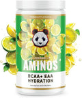 Underground Bio Labs Panda Supps Aminos | BCAA + EAA + Hydration + Eectrolytes for Men and Women with 2G Taurine and 4G EAAs (30 Servings) (Lemon Lime 3.0)