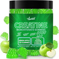 Creatine Monohydrate Gummies Complex 8500 MG for Men &amp Women Creatine Monohydrate Supplement for Muscle Growth Strength &amp Energy Support Pre Workout Gummies 120 Count Green Apple Flavor