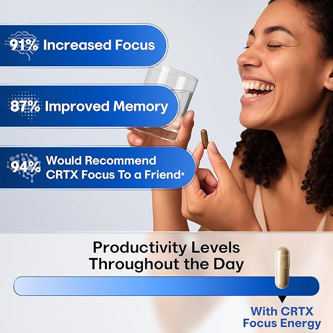 Nootropic Strongest Focus Supplement - Clinically Backed Ingredients Made in USA - Scientifically Backed Doses - Supplement for Brain Fog - AlphaGPC Lions Mane Rhodiola and More 10:1 90 Capsules