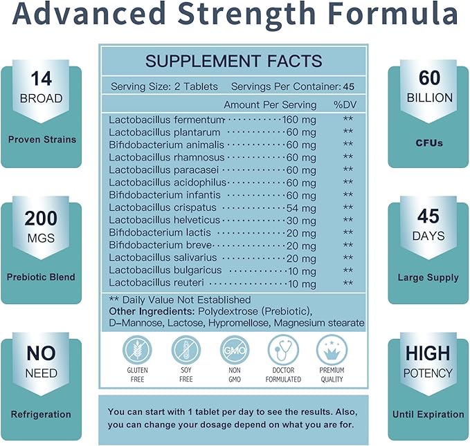 NATURE TARGET Probiotics for Men with Men Care Supplement Glucosamine Chondroitin MSM Joint Support Supplement Shellfish Free