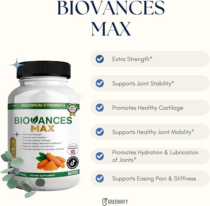 Bioances Max Joint Support Supplement Glucosamine (1)