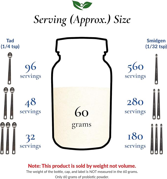 Foods For Gut Lactobacillus Plantarum Probiotic Powder 400 Billion cfu's | Made in USA | No Additives | Direct from Manufacturer | No Third-Party Storage | Immune Support | 60 Grams (2.11 OZ)