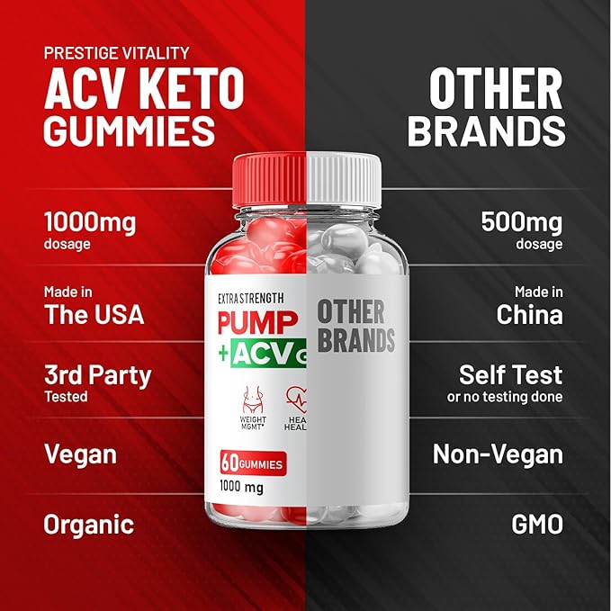Pump Burn Keto ACV Gummies - Keto Pump Burn Gummies Reviews Pump Burn Keto + ACV Gummies for Weight Management B12 Burn Pump Advanced 1000mg Formula (3 Pack - 180 Gummies)
