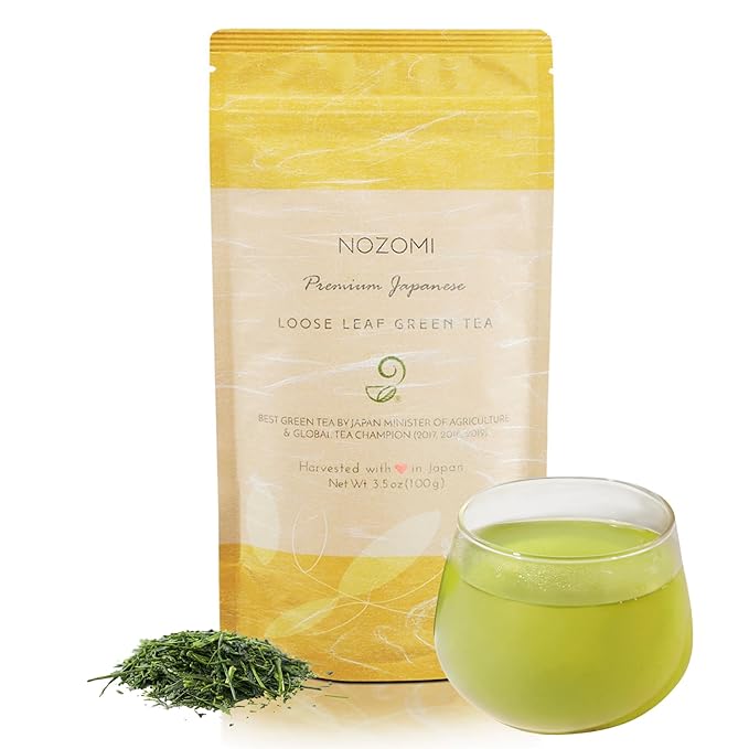 Japanese Green Tea Co. Nozomi Japanese Green Loose Leaf Tea - 3.5 Oz (100g) – Covered Tea Kabusecha Kabuse Fukamushi Sencha - Single-origin from Shizuoka