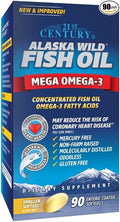 Alaska Wild Fish Oil Softgels 90 ea (Pack of 6)