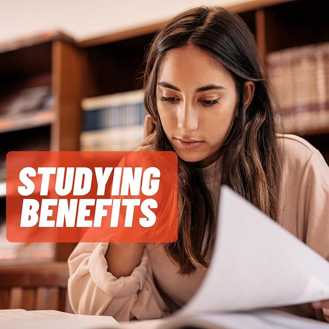 Focus Pep- Over The Counter Stimulants to Speed Up Naturally | Study Alternative and Best Energy Supplements for Nootropic Brain Boosting 60 Pills
