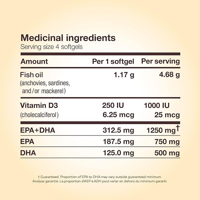 NUTRA SEA Omega-3 Plus Vitamin D Capsules 240 CT