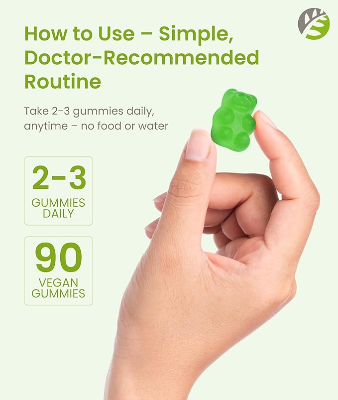 BariSlim Bariatric Calcium Gummies - Specially Formulated Bariatric Vitamins for Patients After Weight Loss Surgery - Supports Energy Levels &amp Bone Health | Kiwi (90 Vegan Gummies)