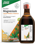 Floradix Magnesium - Liquid Herbal &amp Mineral Supplement Supports Healthy Nervous System &amp Normal Muscle Function - Gentle Liquid Formula - Vegetarian Gluten-Free &amp Non-GMO - 16.9 fl oz