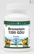 Bromelain 1200 GDU Powder (1 oz ZIN: 519379) - 3 Pack