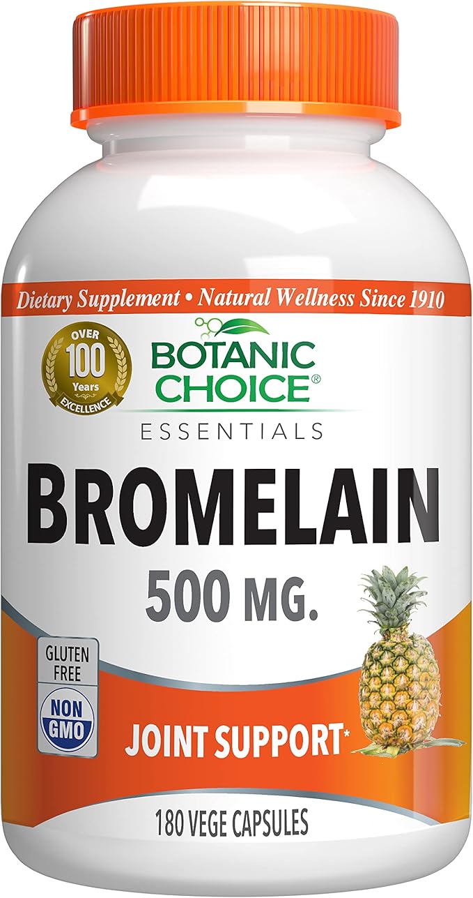 Botanic Choice Bromelain 500 mg 180 Capsules