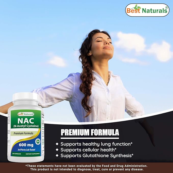Best Naturals 5-HTP 50 mg &amp NAC - N Acetyl Cysteine 600 mg