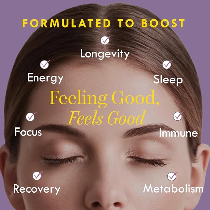 NAD+ Supplement – Triple Action Liposomal NAD+ &amp NADH Formula for Cellular Energy Mitochondrial Support and Longevity Developed by Dr. Halland 60 Capsules (30-Day Supply)