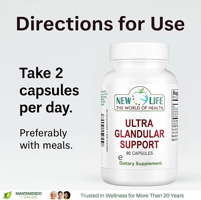 New Life Glandular Balance Support Thyroid Support 90 Capsules