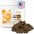 iPaw L-Lysine Chews for Cats Daily Immune and Respiratory Support for Cats Lysine Treats Supplement Made in USA Chicken Liver Flavor (70 Chews)