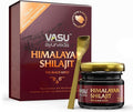 VASU Ayurveda Himalayan Shilajit Resin 400mg – Lab Tested Natural Energy Booster with Fulvic Acid &amp 85+ Trace Minerals – Pure Shilajit for Men &amp Women – 50 Days Supply for Strength &amp Stami