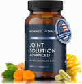 Mt. Angel Vitamins - Joint Solution Advanced with Curcumin C3 Complex Glucosamine Hyaluronic Acid Bromelain Collagen Type 2 &amp MSM Improves Fluidity &amp Supports Joint Comfort (60 Capsules)