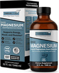 Liquid Ionic Magnesium – High-Absorption Magnesium Supplement to Support Restful Sleep Calm Mood Muscle Relaxation Steady Energy Metabolism &amp Digestive Comfort – 32 fl oz